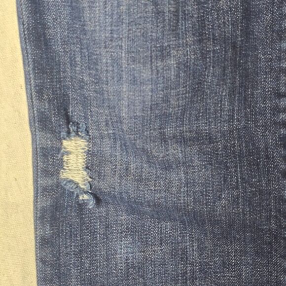 GAP 1969 Vintage Boot Cut Stretch Jeans - Women’s Size 2R, Dark Wash, Distressed - Picture 10 of 16